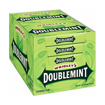 10 Pack x Wrigley's Doublemint Gum - 15 Stick